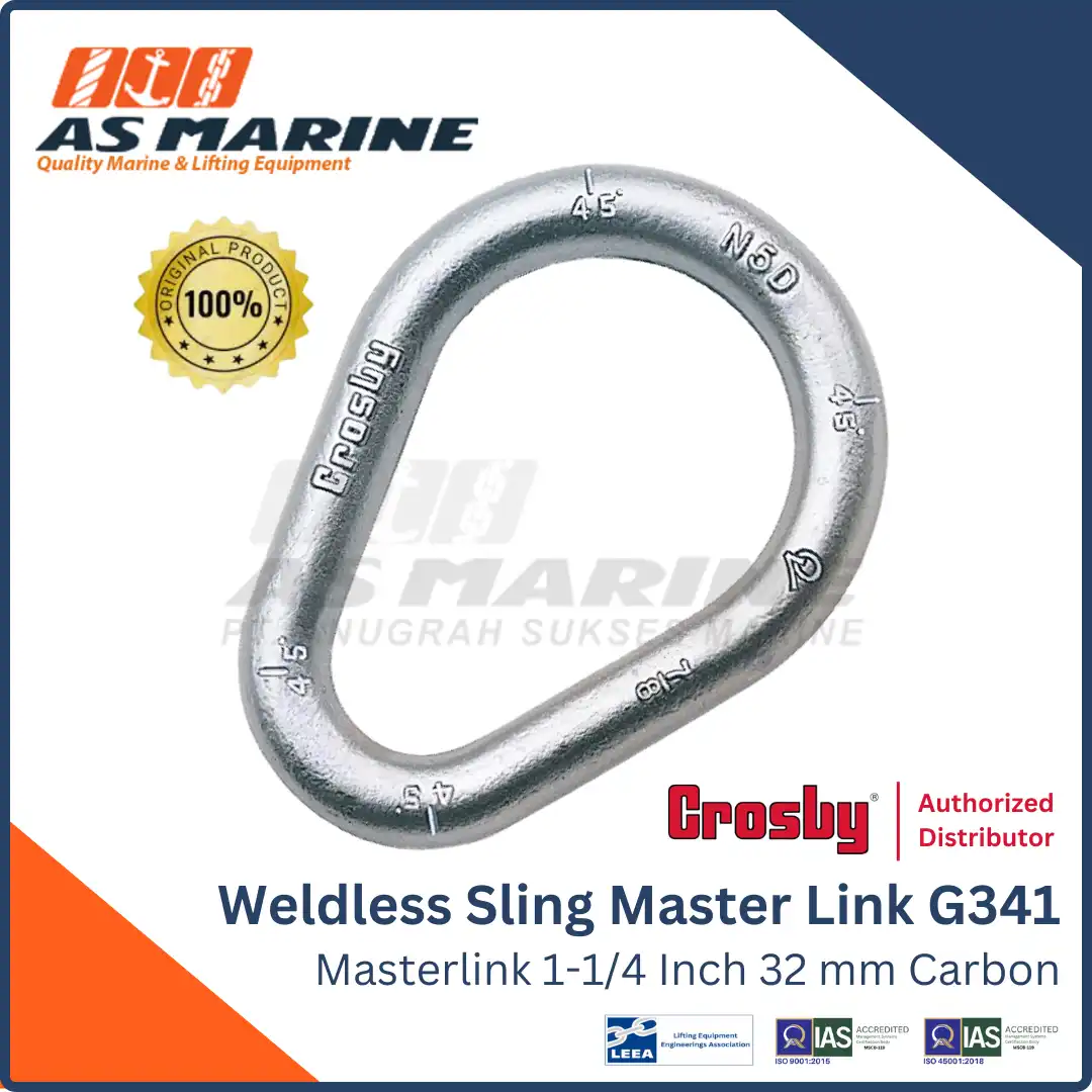 Master Link Weldless / Weldless Sling Link Crosby G341 1-1/4 Inch 32 mm